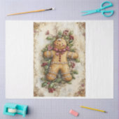 Papier Mousseline Gingerman de Noël (Artisanat)