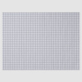 Papier Mousseline Gingham Blanc Gris (Recto)