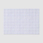 Papier Mousseline Gingham Bleu Aquarelle (Recto)