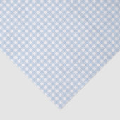 Papier Mousseline Gingham Bleu et Blanc (Détail)