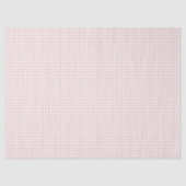 Papier Mousseline Gingham Classique de Printemps | Douce Rose (Recto)