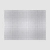 Papier Mousseline Gingham Gris Moderne (Recto)