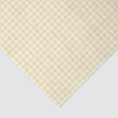 Papier Mousseline Gingham jaune (Détail)