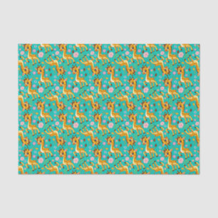 Papier Mousseline Girafe bébé