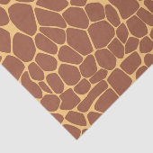 Papier Mousseline Girafe Classique Marron Brun Découpe Bold (Détail)