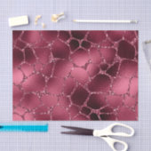 Papier Mousseline Giraffe Bourgogne de crème glacée (Artisanat)