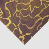 Papier Mousseline Giraffe Brown et jaune (Détail)