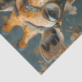 Papier Mousseline Giraffe de Steampunk (Détail)