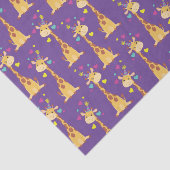 Papier Mousseline Giraffe fête d'anniversaire (Détail)