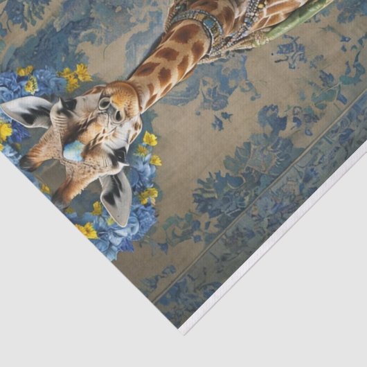 Papier Mousseline Giraffe royale (Détail)