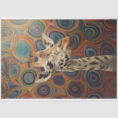 Papier Mousseline Giraffe Whimsical Lifelike Decoupage (Recto)