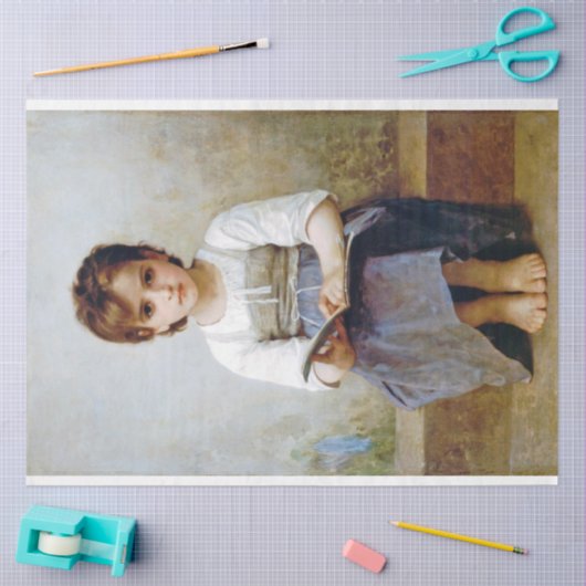 Papier Mousseline Girl, Bouguereau (Artisanat)