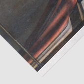 Papier Mousseline Girl Reading a Letter à Open Window, Vermeer (Détail)