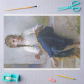 Papier Mousseline Girl Sewing, Bouguereau (Artisanat)