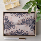 Papier Mousseline Girly Boho Rose Gold Blush (Cadeau)