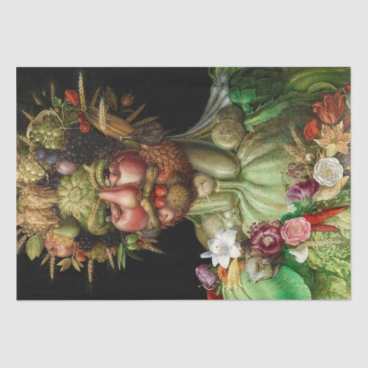 Papier Mousseline Giuseppe Arcimboldo - Vertumnus (Recto)