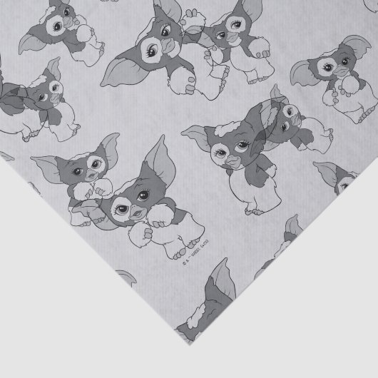 Papier Mousseline Gizmo | Black & White Pattern (Détail)