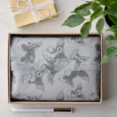 Papier Mousseline Gizmo | Black & White Pattern (Cadeau)