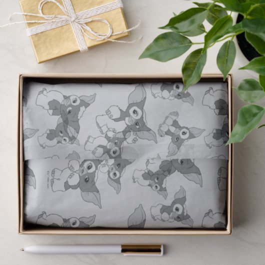 Papier Mousseline Gizmo | Black & White Pattern (Cadeau)