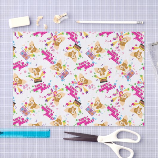 Papier Mousseline Gizmo | Motif Rock 'n Roll (Artisanat)