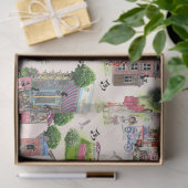 Papier Mousseline Glace Country Fair (Cadeau)