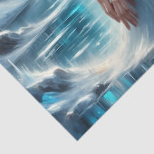 Papier Mousseline Glacier Bloom Ice Fairy Winter Fantasy Decoupage  (Détail)