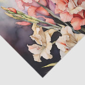Papier Mousseline Gladiolus Botanique En Aquarelle (Détail)
