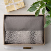 Papier Mousseline Glam Abstrait moderne Silver Rose Blush Rose or (Cadeau)