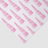 Papier Mousseline Glam blanc rose Unicorne Anniversaire (Détail)