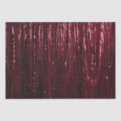 Papier Mousseline Glam Burgundy Red Glitzy Mariage (Recto)