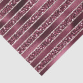 Papier Mousseline Glam Burgundy Rouge Rose Blush Parties scintillant (Détail)