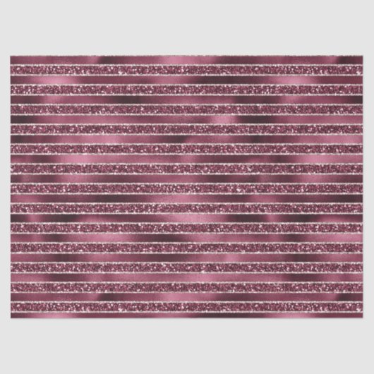 Papier Mousseline Glam Burgundy Rouge Rose Blush Parties scintillant (Recto)