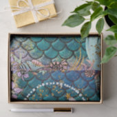 Papier Mousseline Glam Dark Mermaid Boy Baby shower fête d'anniversa (Cadeau)