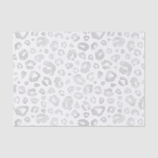 Papier Mousseline Glam Empreinte de léopard Chic Trendy Découpage Ar (Recto)