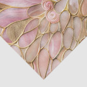 Papier Mousseline Glam Gold Chic Pink Peacock (Détail)