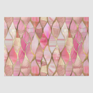 Papier Mousseline Glam Gold Glitzy rose