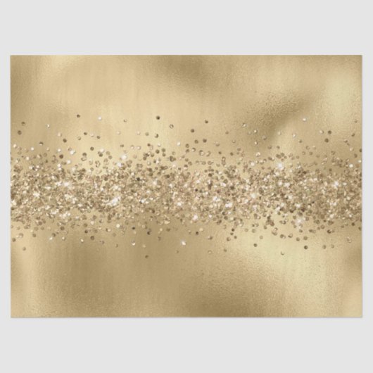 Papier Mousseline Glam Gold Glitzy Sparkle Parties scintillant    (Recto)