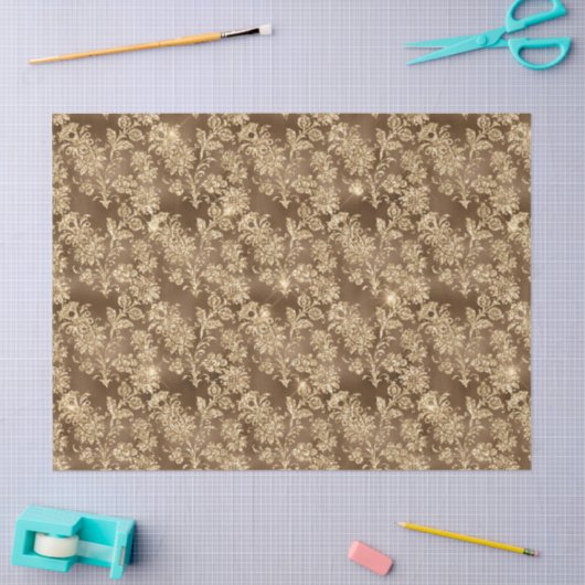 Papier Mousseline Glam Honeycomb Series Design #17 (Artisanat)