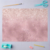 Papier Mousseline Glam Pink Glitzy Parties scintillant Empreinte de (Artisanat)