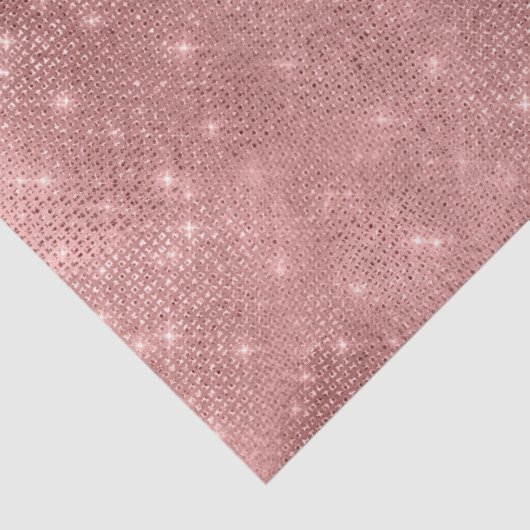 Papier Mousseline Glam Rose Gold Sparkle (Détail)