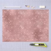 Papier Mousseline Glam Rose Gold Sparkle (Artisanat)