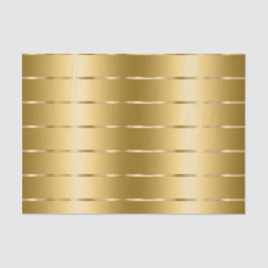 Papier Mousseline Glam Ruban Doré Baby Shower (Recto)