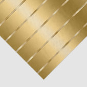 Papier Mousseline Glam Ruban Doré Baby Shower (Détail)