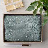 Papier Mousseline Glam Turquoise Aqua Pine Green Glitzy Parties scin (Cadeau)