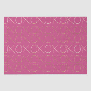 Papier Mousseline Glam XOXO Love Gold Rose Girl