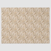 Papier Mousseline Glam Zebra Stripes Motif Safari Gold ID1151 (Recto)