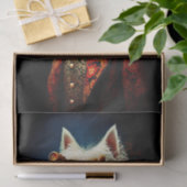 Papier Mousseline Glamorous Steampunk Westie Dog EZ6L Decoupage (Cadeau)