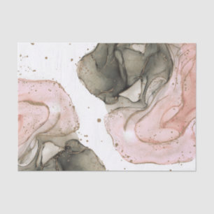 Papier Mousseline Glamour Fantastique Encre Noir Rose Éthéré Humeur 