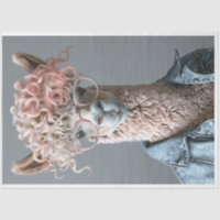 Glamours Pink Haie Llama Salon Jour Découpage