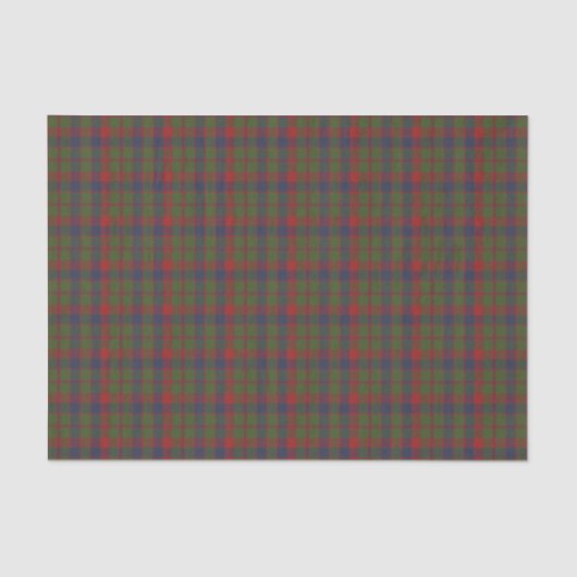 Papier Mousseline Glasgow Original Tartan écossais (Recto)